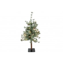 Мини Led елха с шишарки 50х90см Abies
